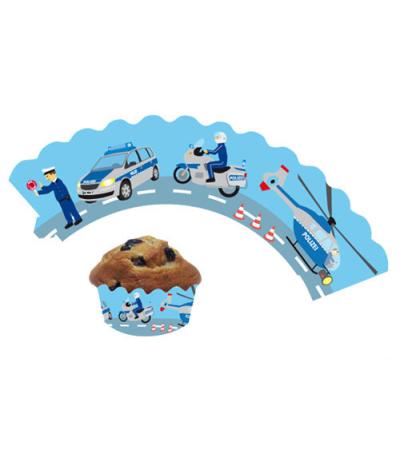 Muffin Banderole Polizei